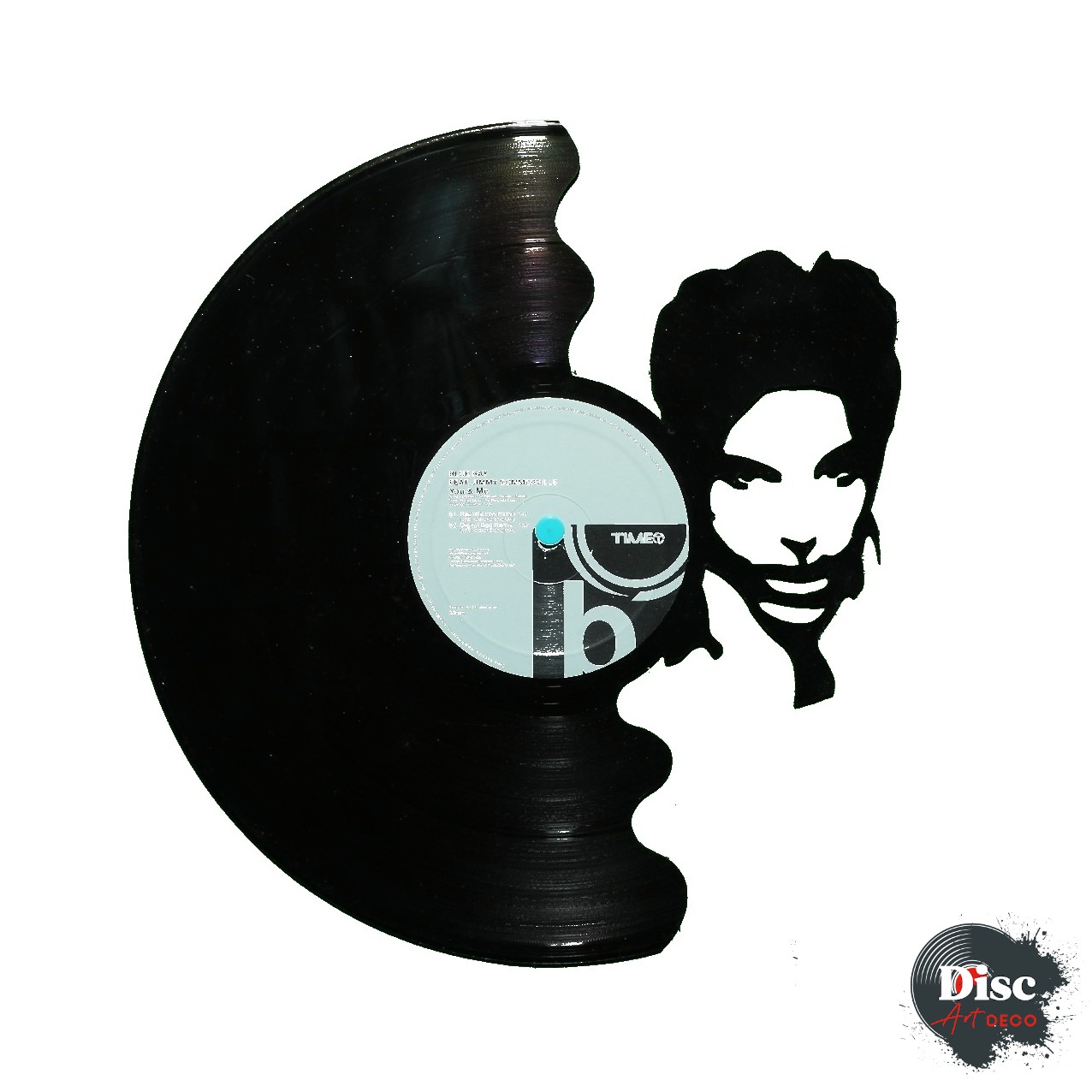 Vinyle découpé rappeur |Déco artisanale et idée cadeau originale